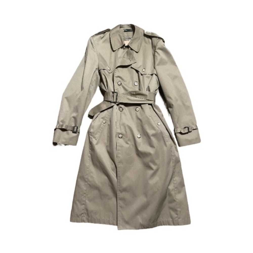 Stafford Classic Double Breasted Trench Coat - 40 Short